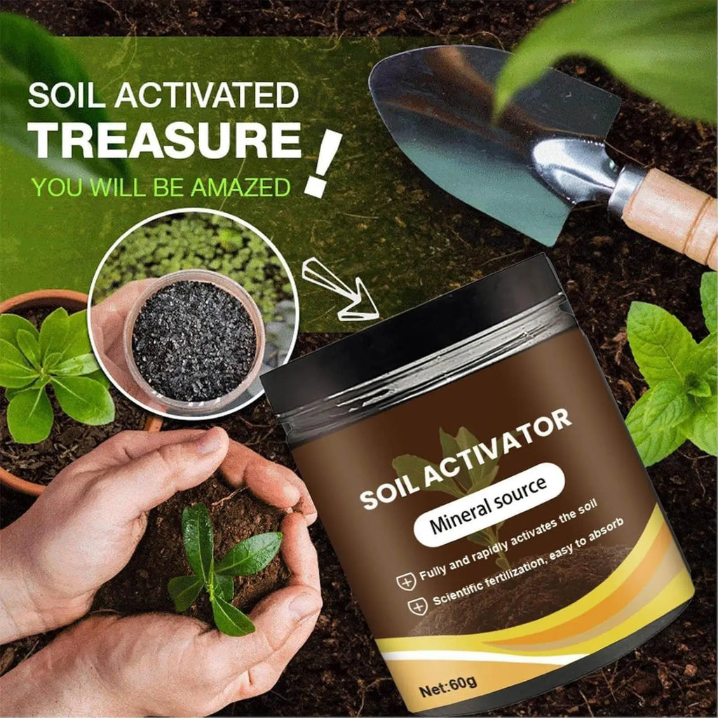 Seaweed Soil Activator – Garden Nutrient Fertilizer 60g Garden Soil Fertilizer Axl 1pcs