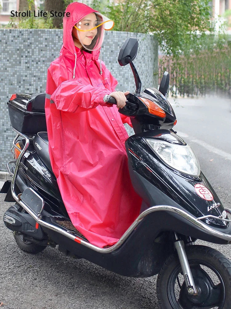 Windproof Unisex Rain Poncho Jacket – Long Hiking Raincoat Rain Poncho Jacket Axl