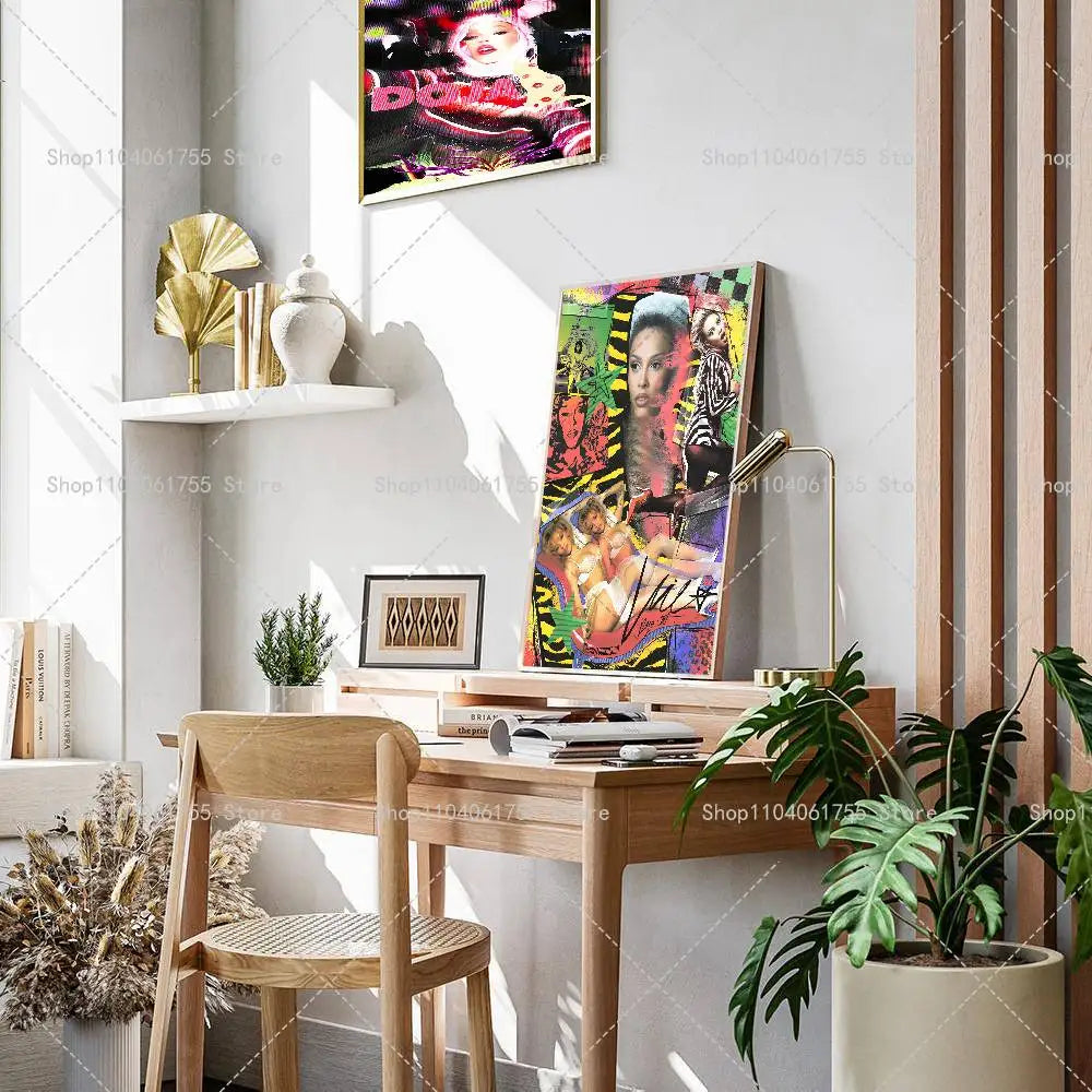 Doja Cat Self-Adhesive Wall Art Poster – Vivid Color Print Wall Art Poster Axl
