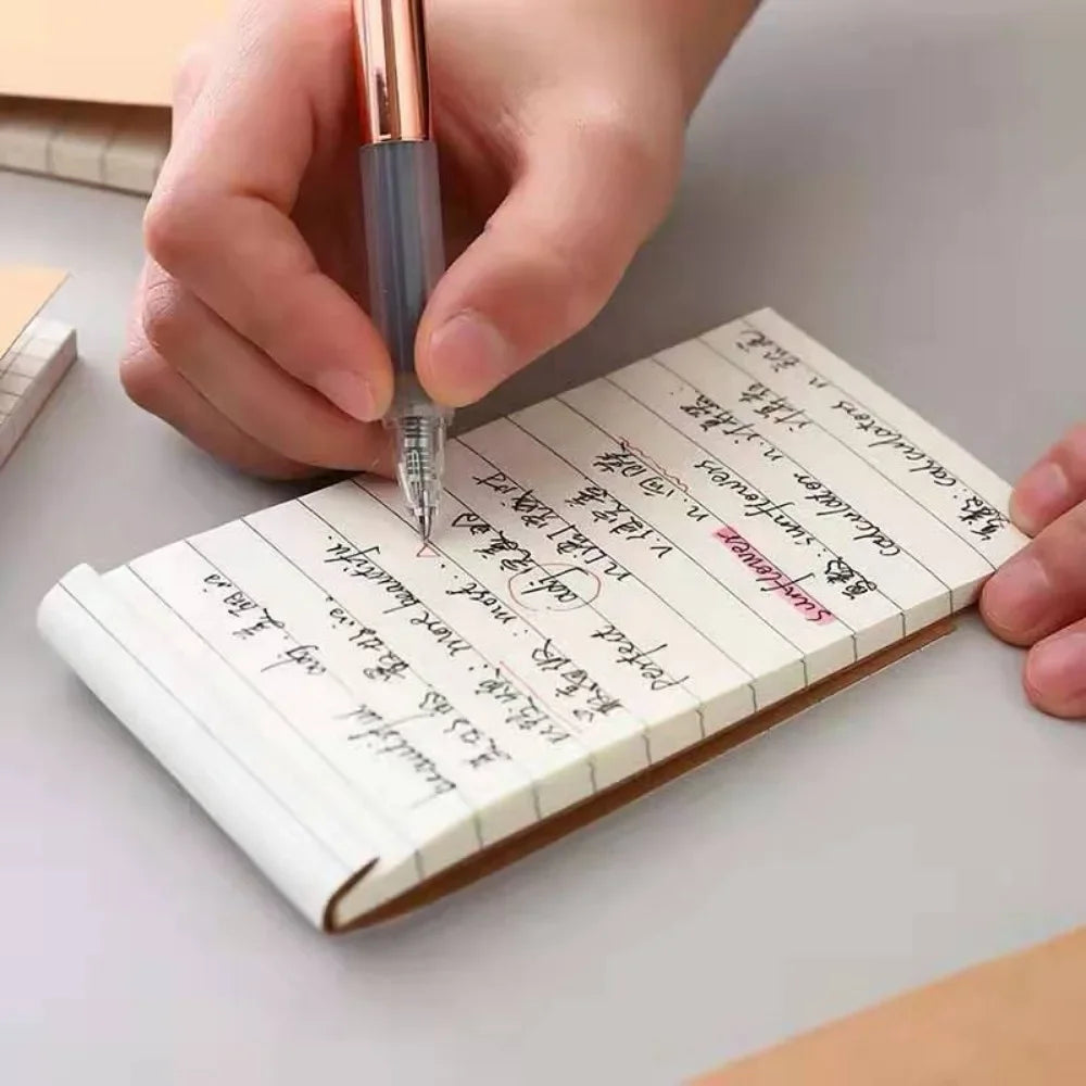 Pocket Kraft Paper Memo Pad – To-Do List & Notepad, 50 Pages Pocket Memo Pad Axl