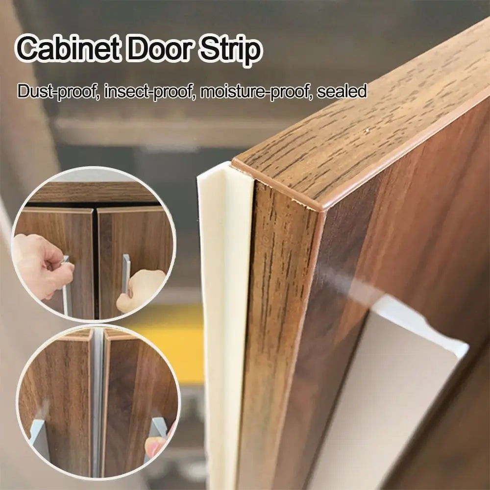 Self-Adhesive Cabinet Door Seal Strip – Dust & Insect Proof Door Seal Strip Axl