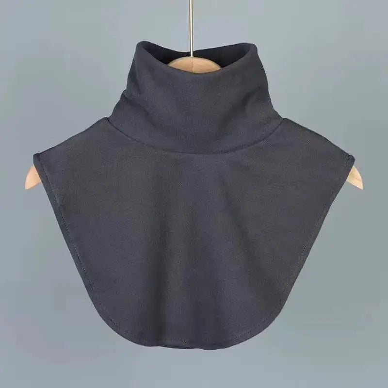 Women's Detachable Turtleneck False Collar | Mock Neck Warmer Detachable False Collar Axl Dark gray