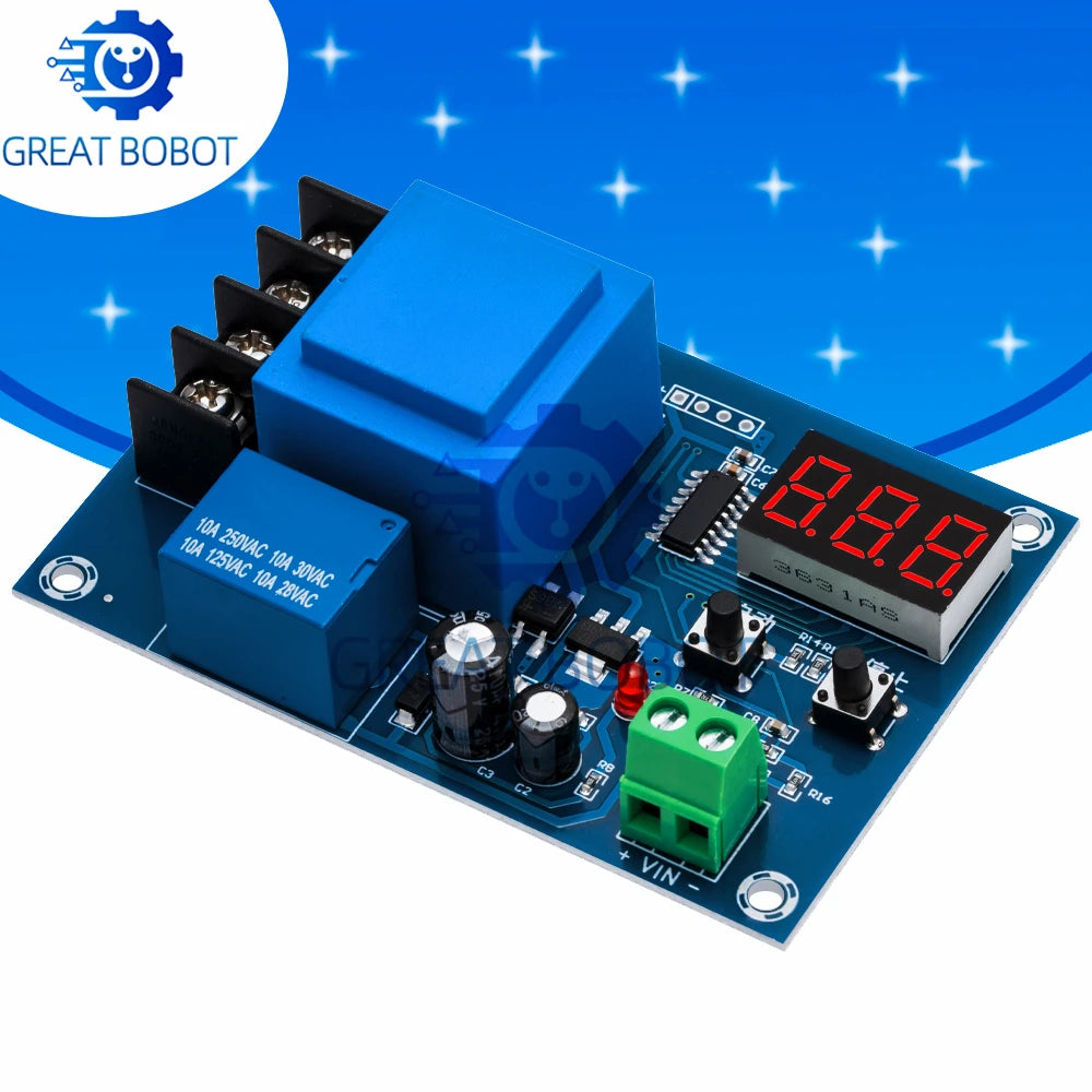 XH-M602 Digital Battery Charging Control Module AC 220V Battery Charging Module Axl Default Title