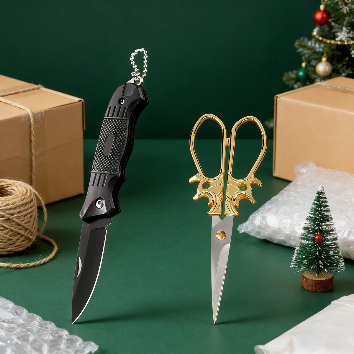 Folding Craft Knife & Embroidery Scissors – Vintage DIY Tool Folding Craft Knife Axl