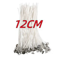100pc Pure Cotton Candle Wicks – DIY Tealight & Floating Candles Candle Making Wicks Axl 12CM