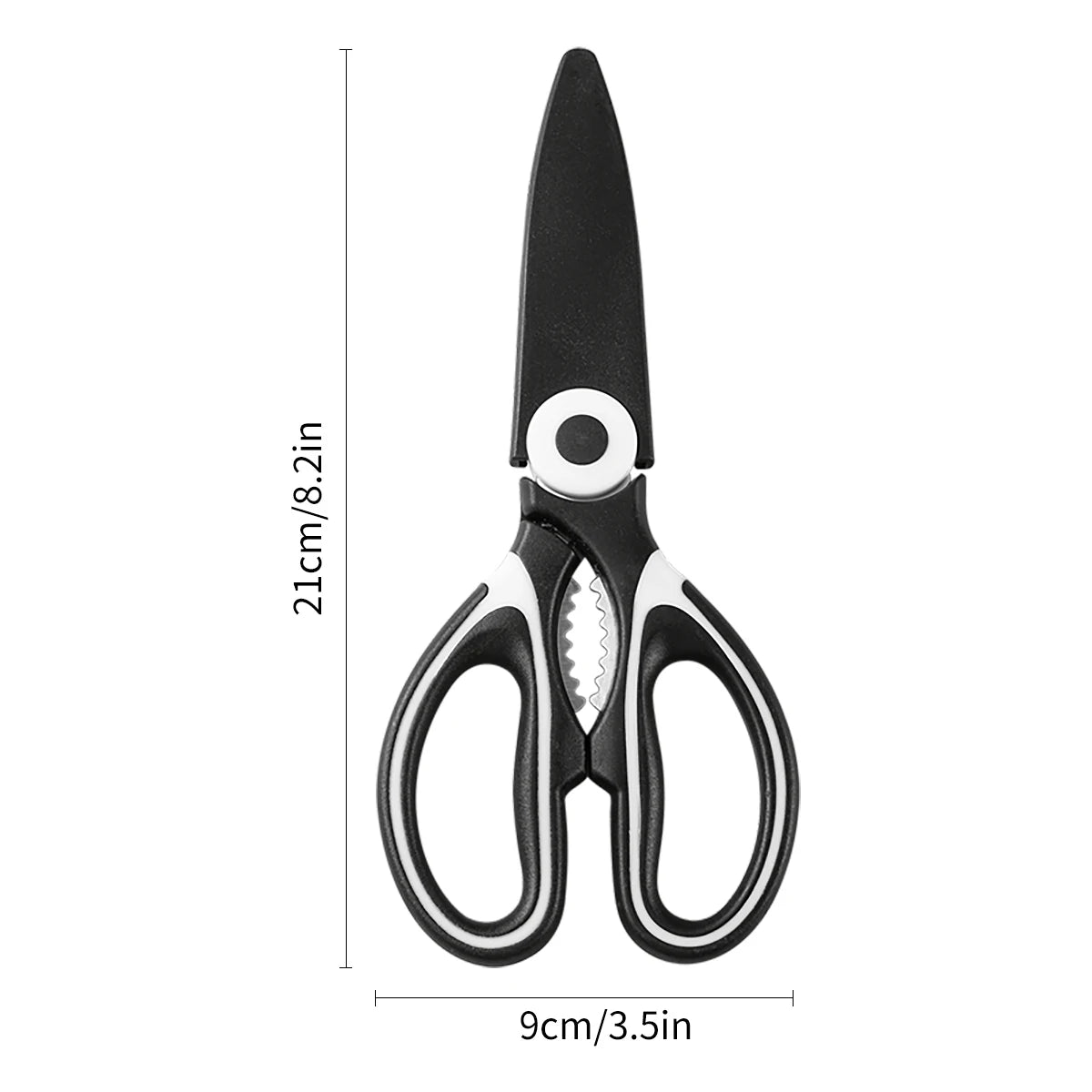 SHENJIU Kitchen Scissors – Stainless Steel Heavy Duty Shears Kitchen Scissors Axl