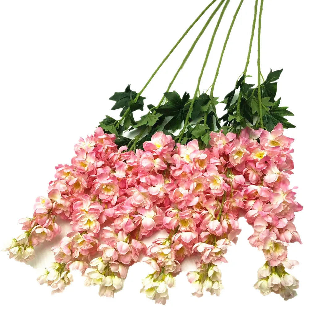 Artificial Delphinium Branch 100cm – Silk Larkspur Flower Stem Artificial Flower Branch Axl