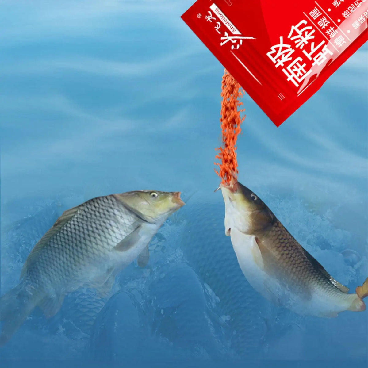 Red Worm Fish Attractant Powder – Freshwater Fishing Scent Fishing Bait Additive Axl