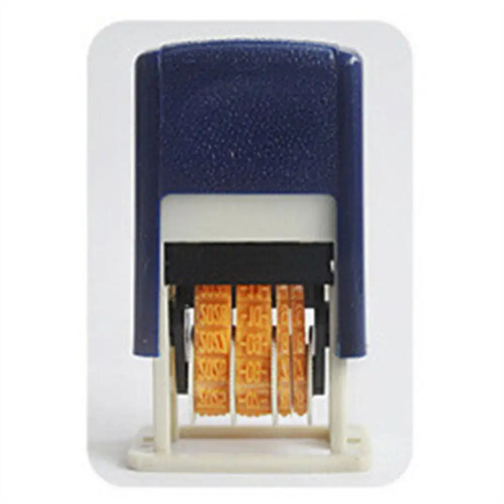 Self-Inking Date Wheel Stamp 4mm – DIY Date Stamp 2018–2030 Date Wheel Stamp Axl Dark blue