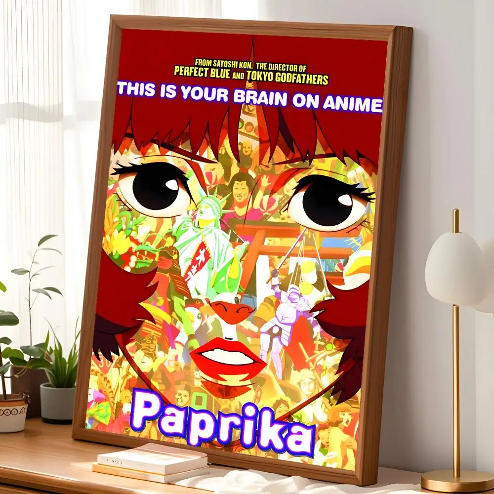 Anime Paprika Self-Stick HD Wall Poster – Waterproof Home Decor Wall Art Poster Axl