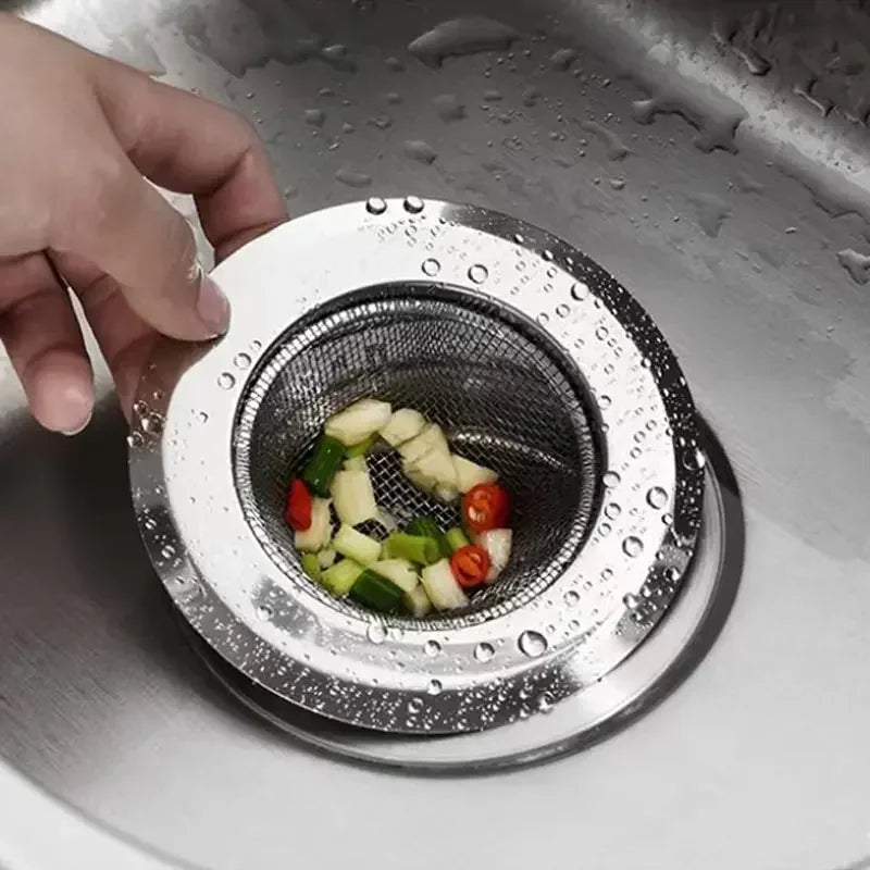 Stainless Steel Sink Strainer – Hair & Food Drain Catcher Sink Drain Strainer Axl