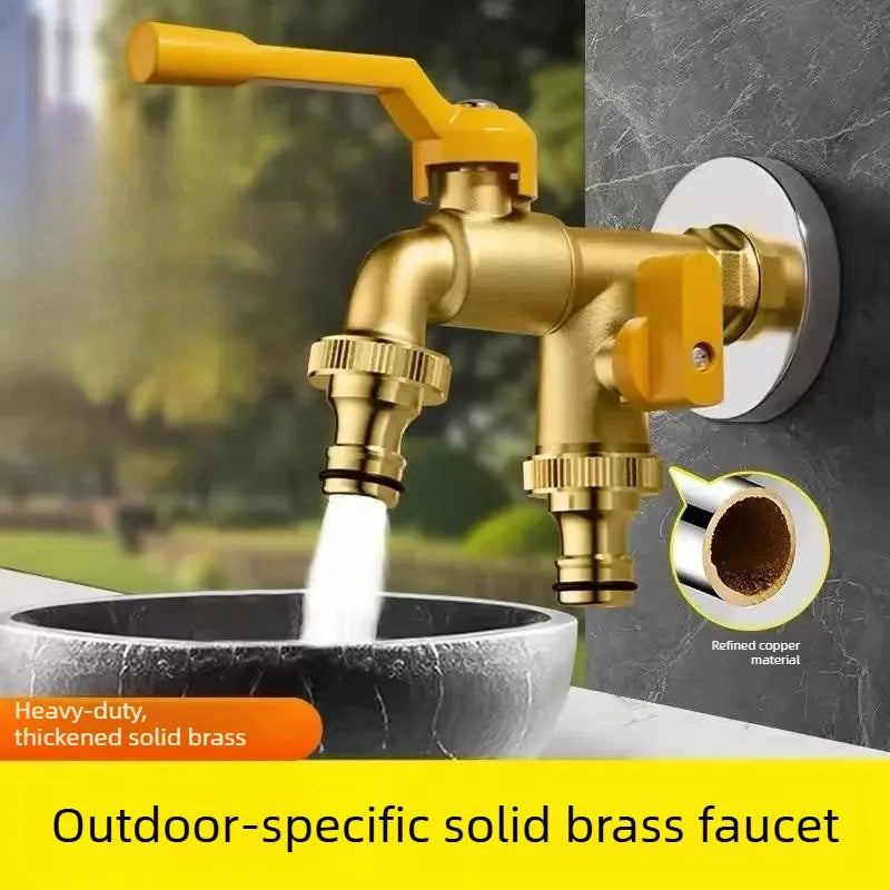 Brass Ball Valve 1/2" IBC Water Tank & Garden Hose Adapter Ball Valve Fitting Axl