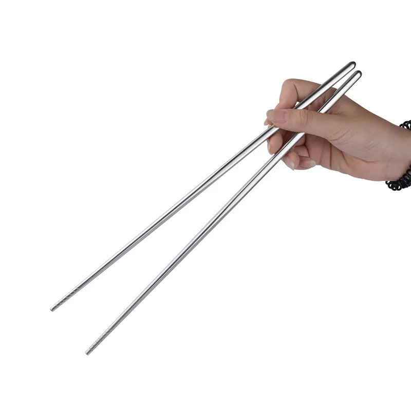 Long Stainless Steel Chopsticks – Hot Pot, Frying & Sushi Cooking Chopsticks Axl