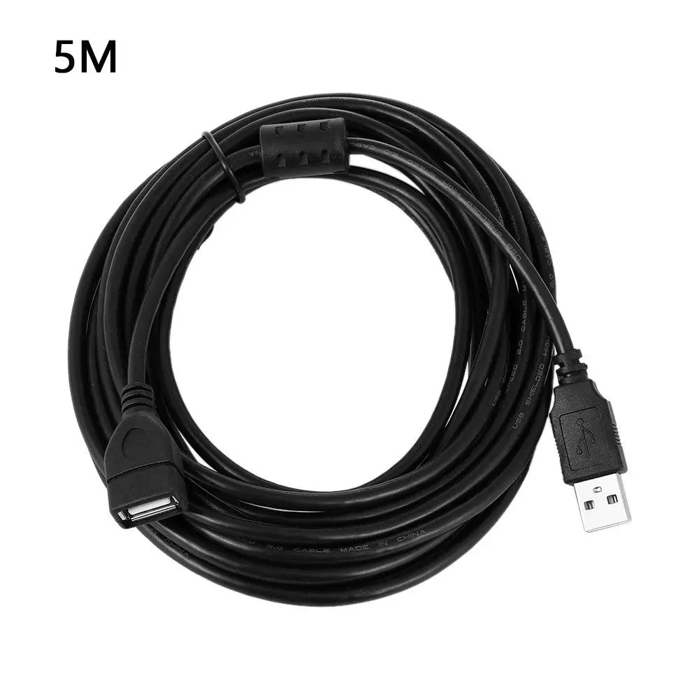 USB 2.0 A Male to Female Extension Cable – 0.6M to 5M USB Extension Cable Axl 5M