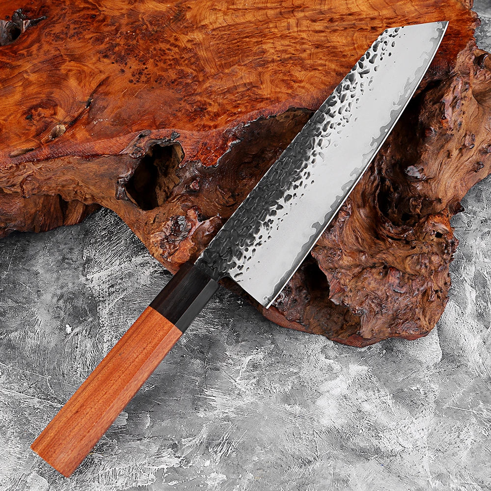 XITUO 1–7 Pc Japanese Chef Knife Set | 3-Layer Steel Blades Kitchen Knife Set Axl Kiritssuke Knife