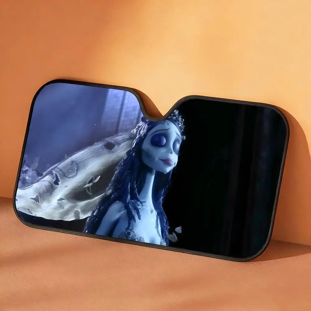 Corpse Bride Car Windshield Sunshade | UV & Heat Protection Windshield Sun Shade Axl 130X70CM 2