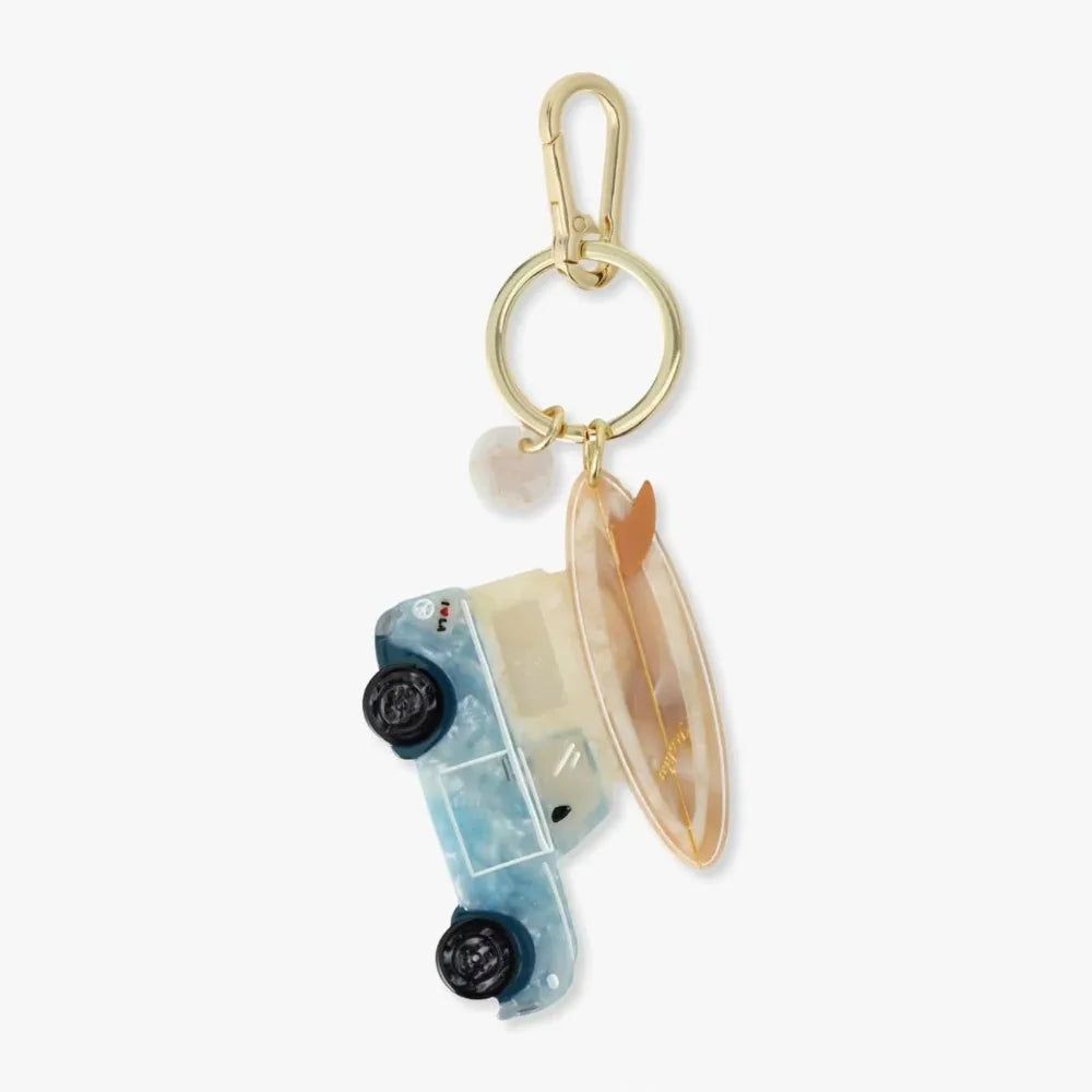 Retro Ocean Acrylic Keychain – Surfboard Crab Bag Charm Pendant Acrylic Keychain Charm Axl Style 12