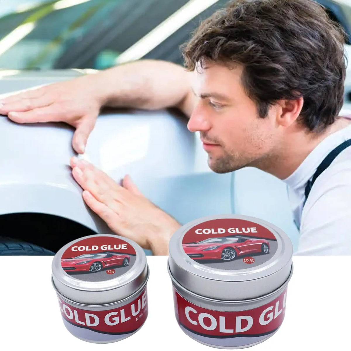 Self-Adhesive Cold Glue for Car Dent Puller – DIY Fix Car Dent Repair Glue Axl