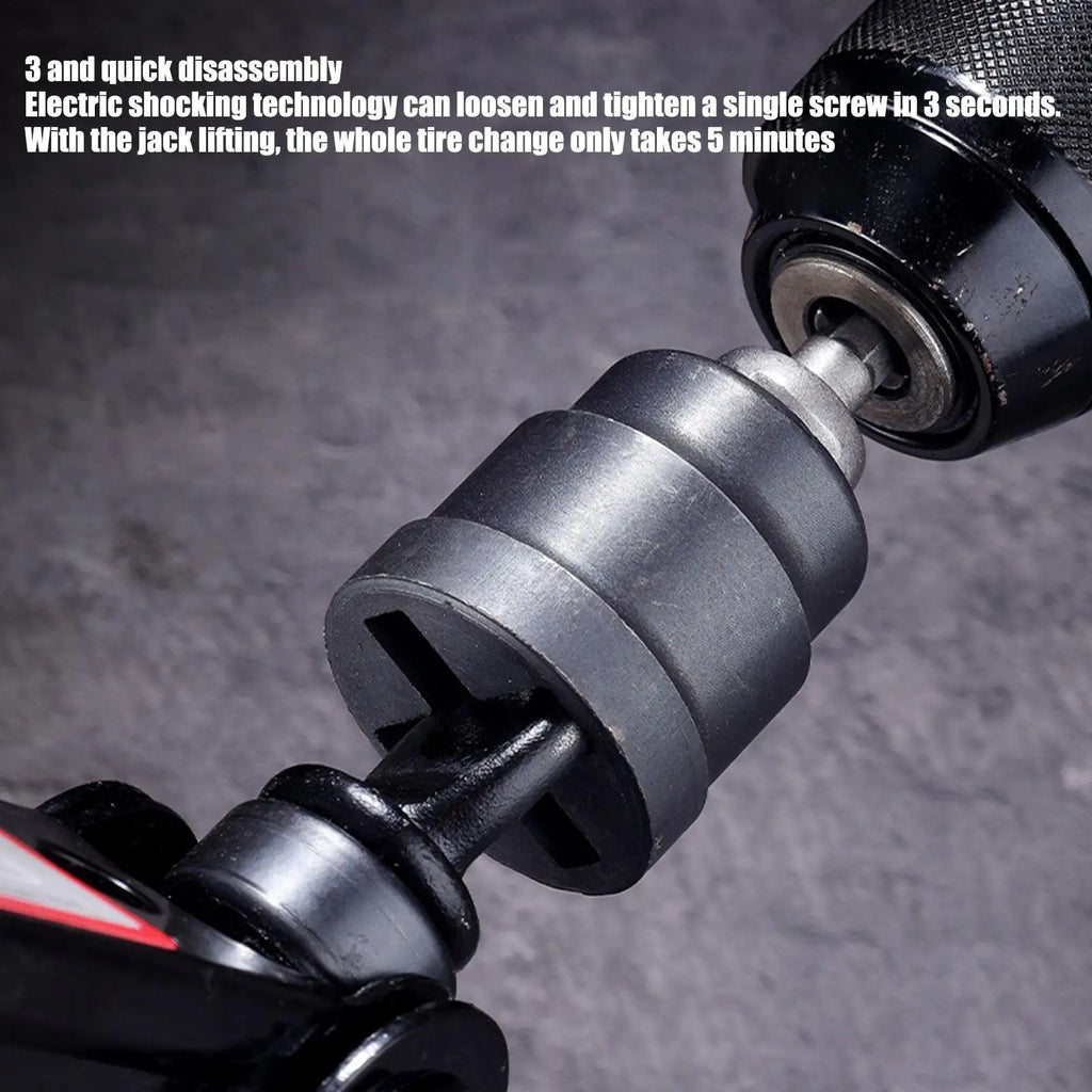 Universal Scissor Car Jack Adapter – Drill & Impact Wrench Car Jack Adapter Axl