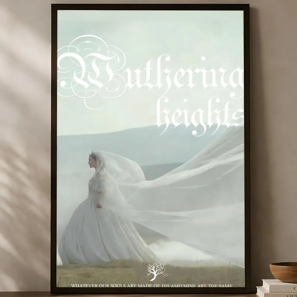 Wuthering Heights Self-Stick HD Wall Art Poster – Waterproof Wall Art Poster Axl White10 15X20cmNoframe