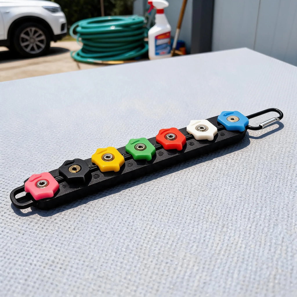 7-Color Pressure Washer Nozzle Tips Set | 1/4" Quick Connect Pressure Washer Nozzle Set Axl
