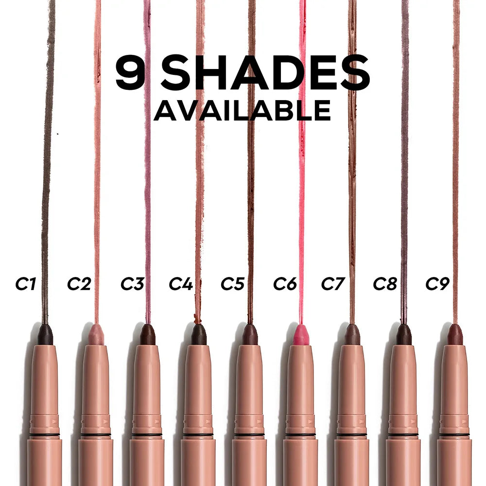 9-Color Waterproof Matte Lip Liner – Vegan Long-Lasting Matte Lip Liner Axl
