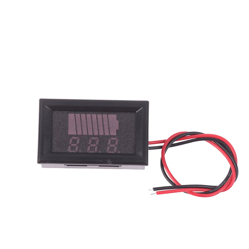 Battery Charge Level Indicator 12V–60V LED Voltmeter Tester Battery Capacity Meter Axl
