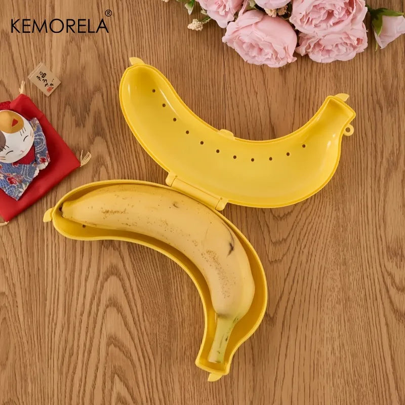 KEMORELA Banana Case – Portable Fruit Protector for Travel Fruit Storage Case Axl