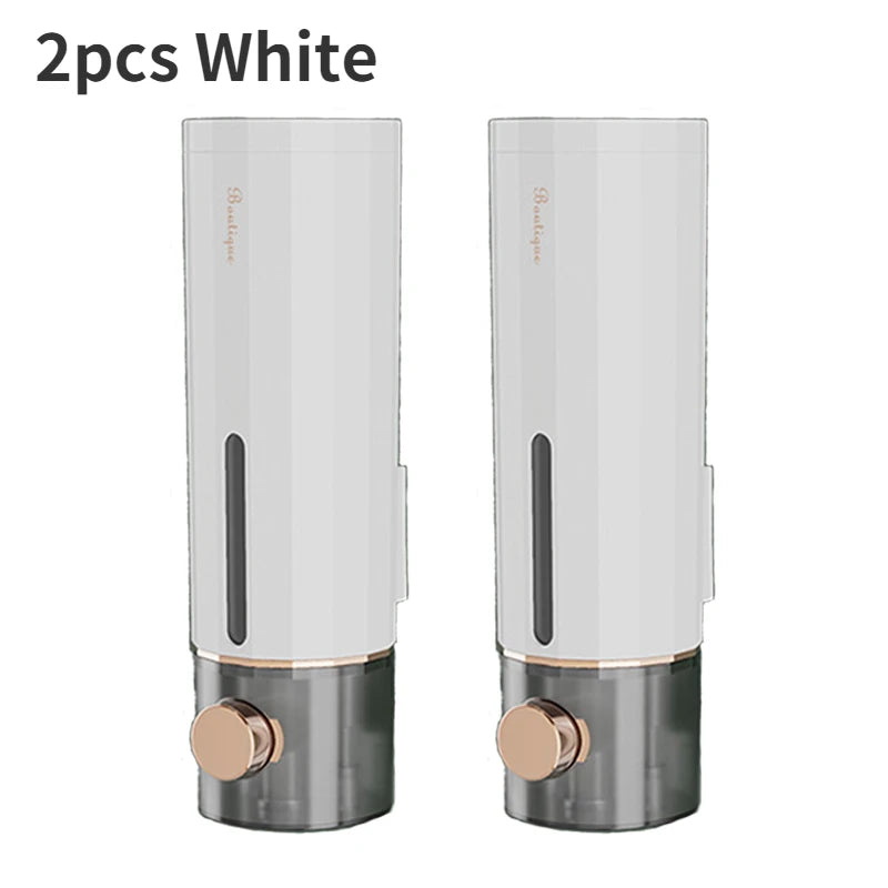 Wall Mounted Soap Dispenser 450ml – Manual Pump by BALASHOV Soap Dispenser Axl 2pcs white