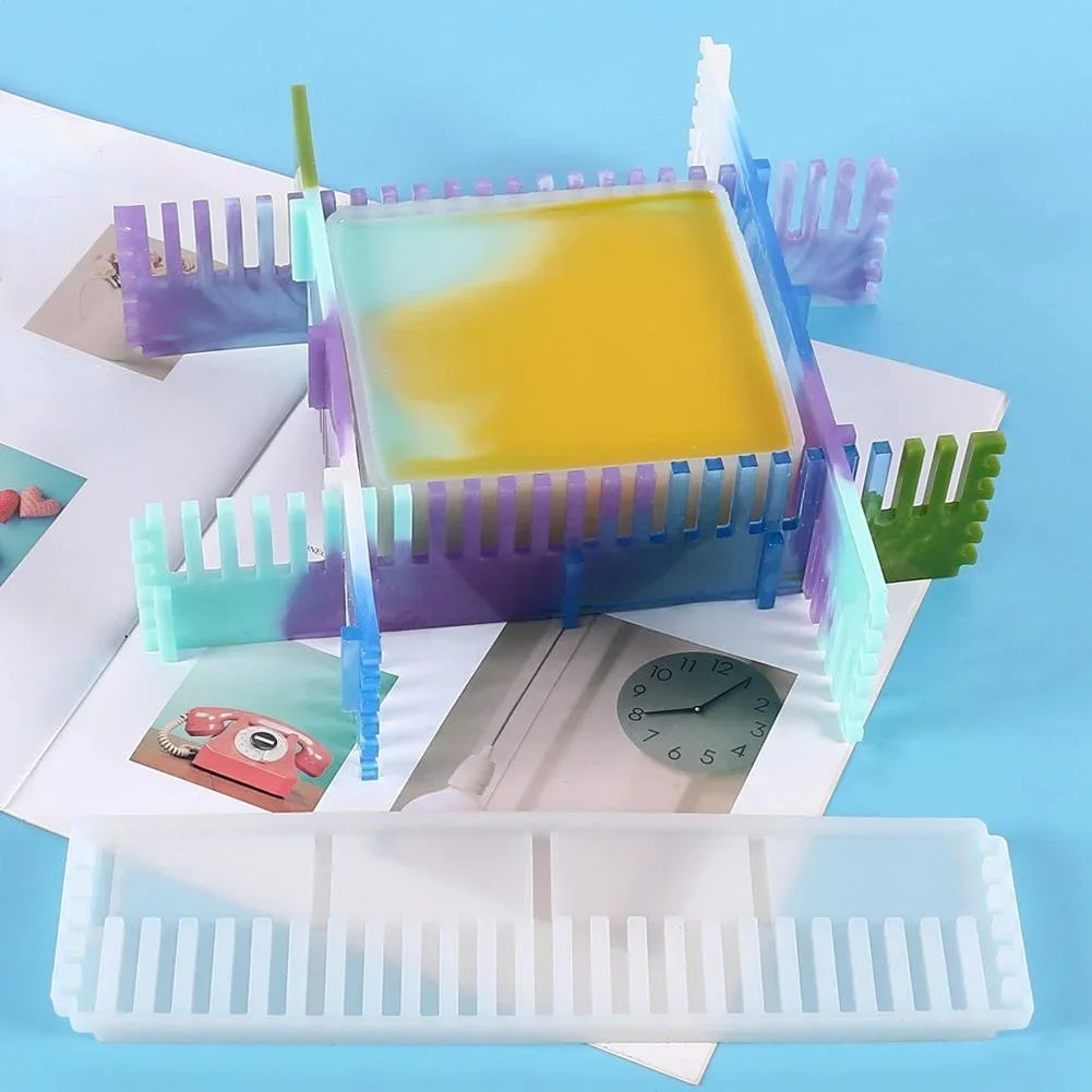 Silicone Epoxy Resin Mold – DIY Frame Bracket & Shelf Divider Silicone Resin Mold Axl