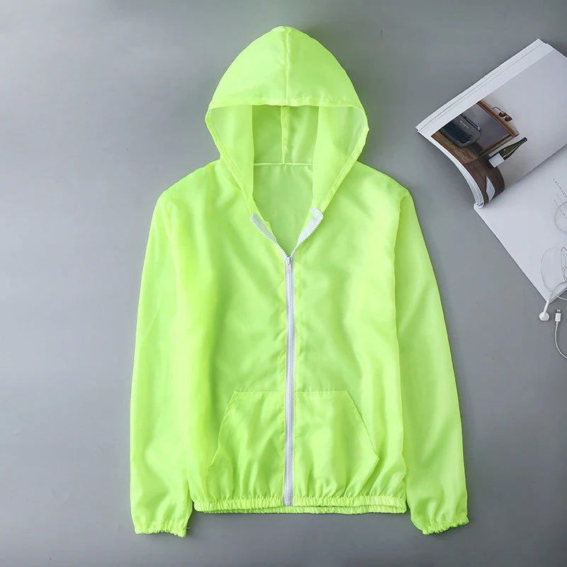 Women's Anti-UV Sun Protection Jacket – Quick Dry Windbreaker Sun Protection Jacket Axl Green S