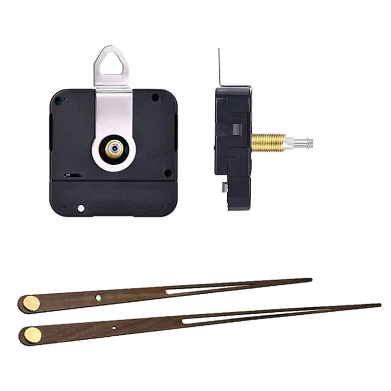 Quartz Clock DIY Kit – Silent Movement & Walnut Pointers Clock DIY Kit Axl