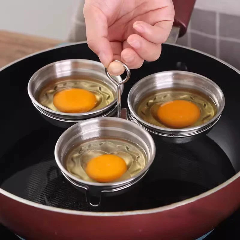 Stainless Steel Egg Poacher & Steamer Mold | Kitchen Gadget Egg Poacher Mold Axl
