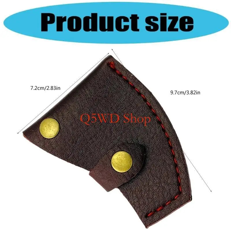 PU Leather Axe Sheath – Adjustable Belt Hatchet Cover Guard Axe Sheath Cover Axl