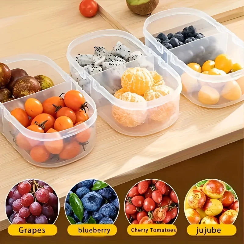 Dual Compartment Food Storage Container & Spice Organizer Food Storage Container Axl