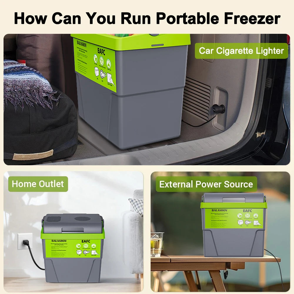 BALASHOV 20L Portable Mini Fridge 220V – Cooler & Warmer Portable Mini Fridge Axl