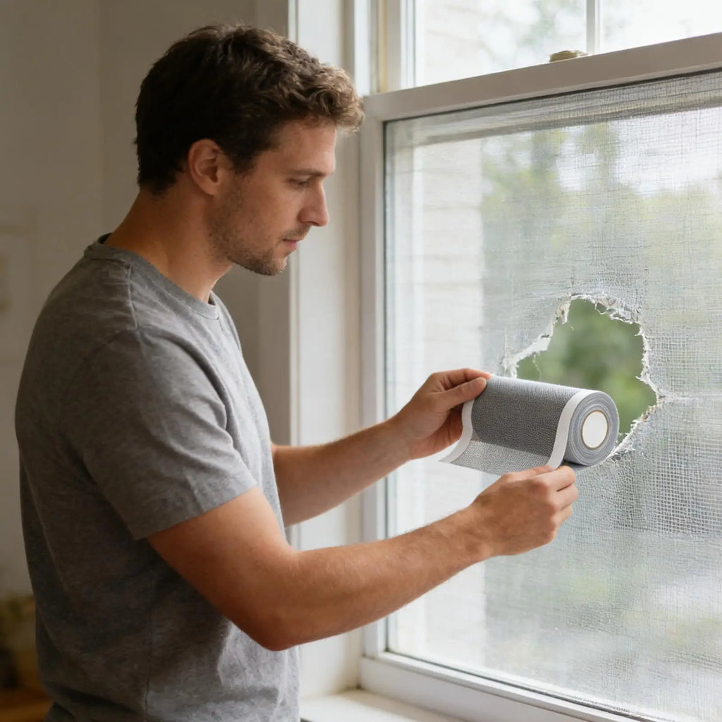 Self-Adhesive Window Screen Repair Mesh Tape | Bug Fix Patch Screen Repair Tape Axl