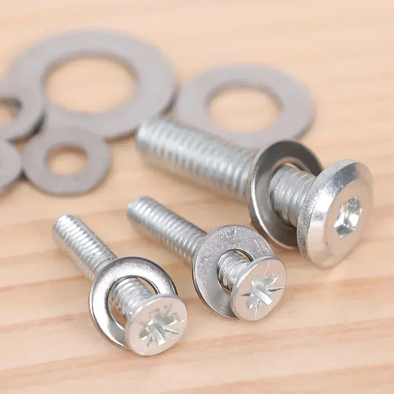 180-Pc Stainless Steel Flat Washer Assortment Kit M2–M10 Washer Assortment Kit Axl
