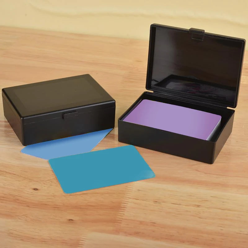 Stackable Card Storage Box – Business, ID & Desk Organizer Card Storage Box Axl Black