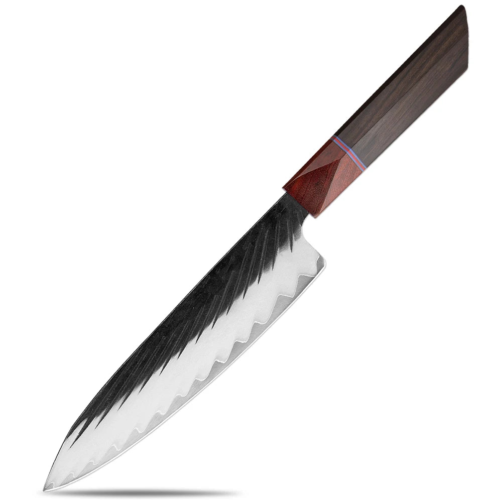 XITUO 1–7 Pc Japanese Chef Knife Set | Hand-Forged Steel Kitchen Knife Set Axl Chef Knife