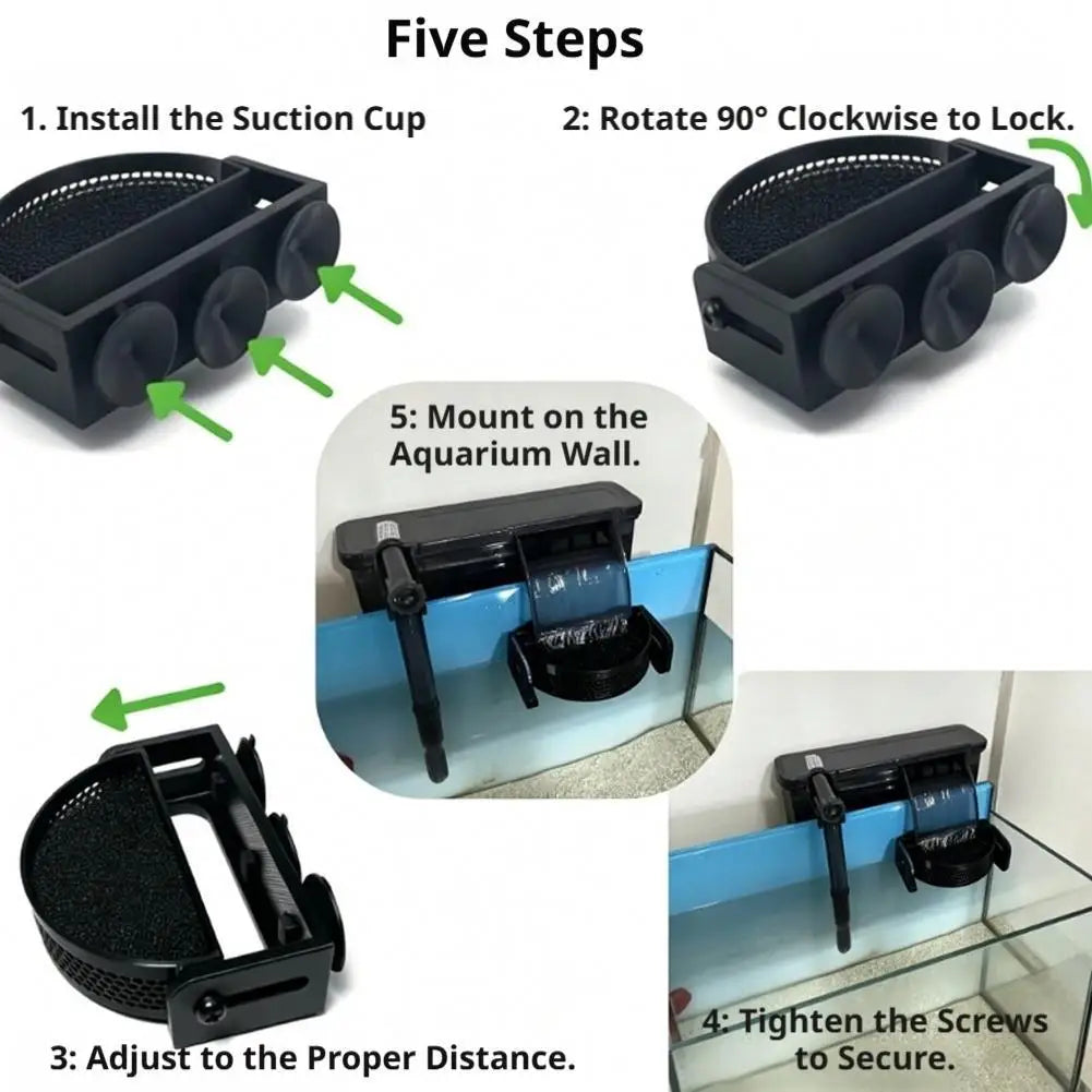 Aquarium Filter Baffle with Suction Cups | Betta Flow Reducer Aquarium Filter Baffle Axl