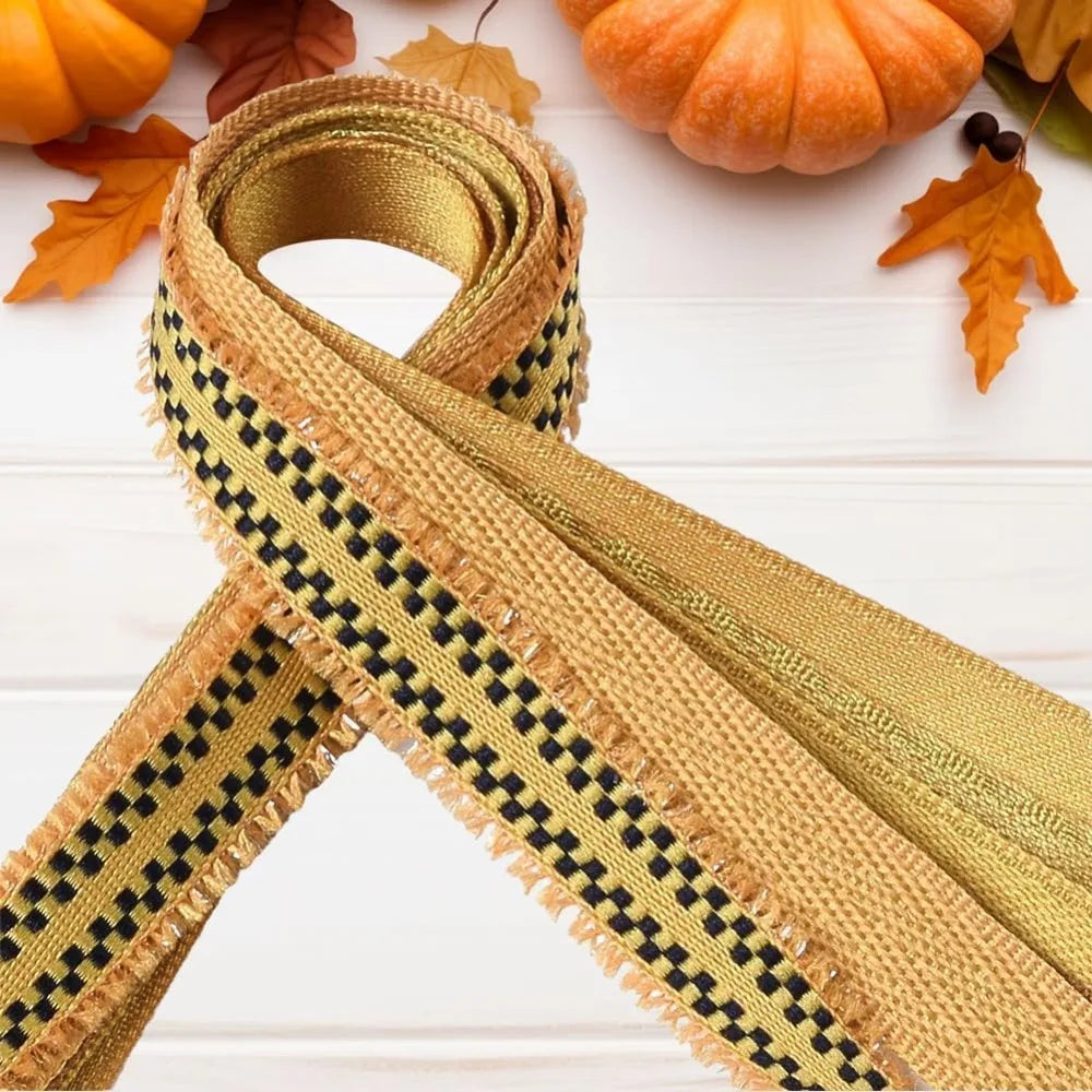 Polyester Ribbon Set 6 Styles – Orange Gift Wrapping & Bowknot Craft Ribbon Set Axl