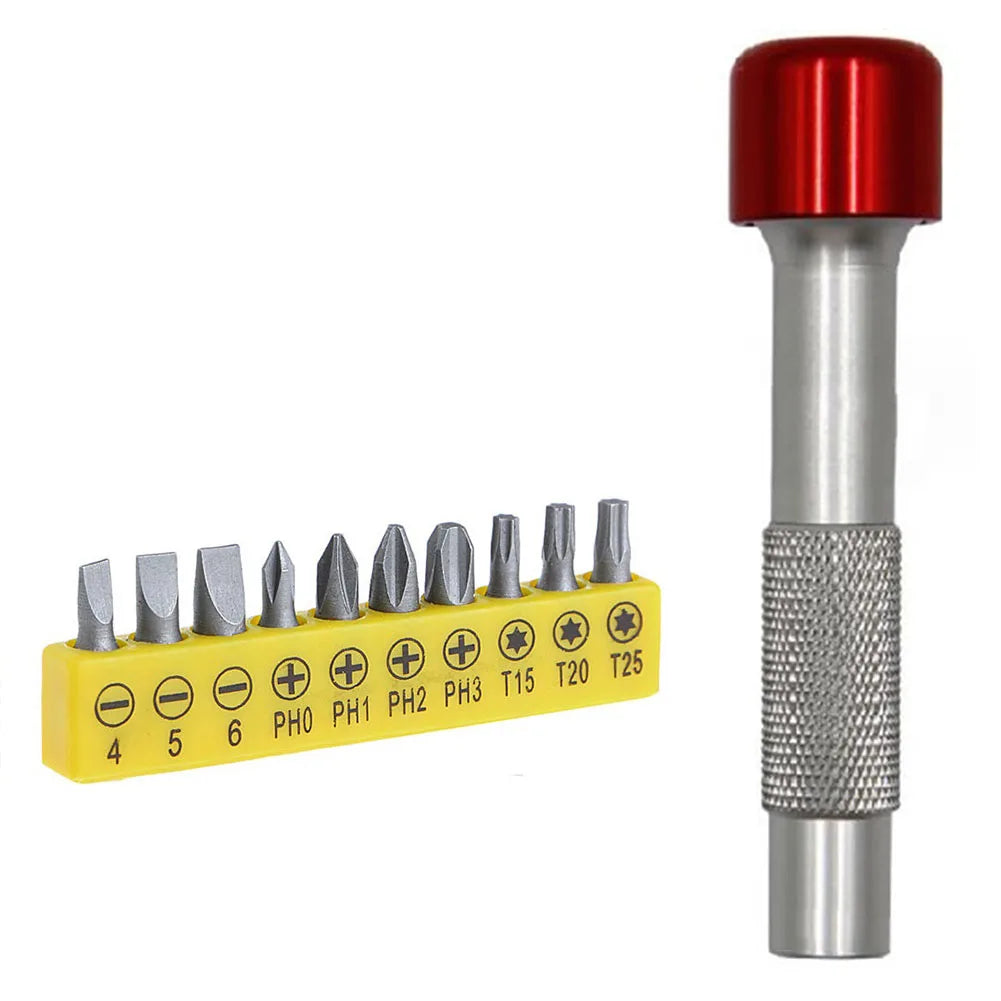 10-Piece Screwdriver Set – 180° Reversible Non-Slip Handle & Bits Screwdriver Set Axl Screwdriver set China Mainland