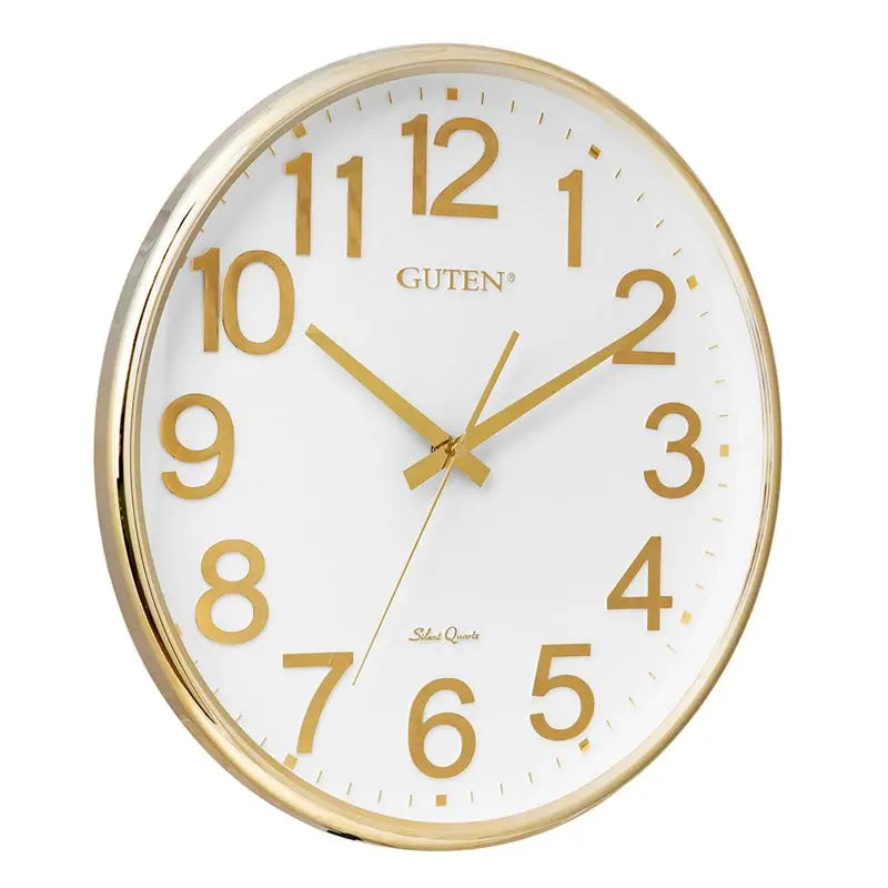 Gold 3D Large Silent Wall Clock – Nordic Luxury Home Decor Wall Clock Axl