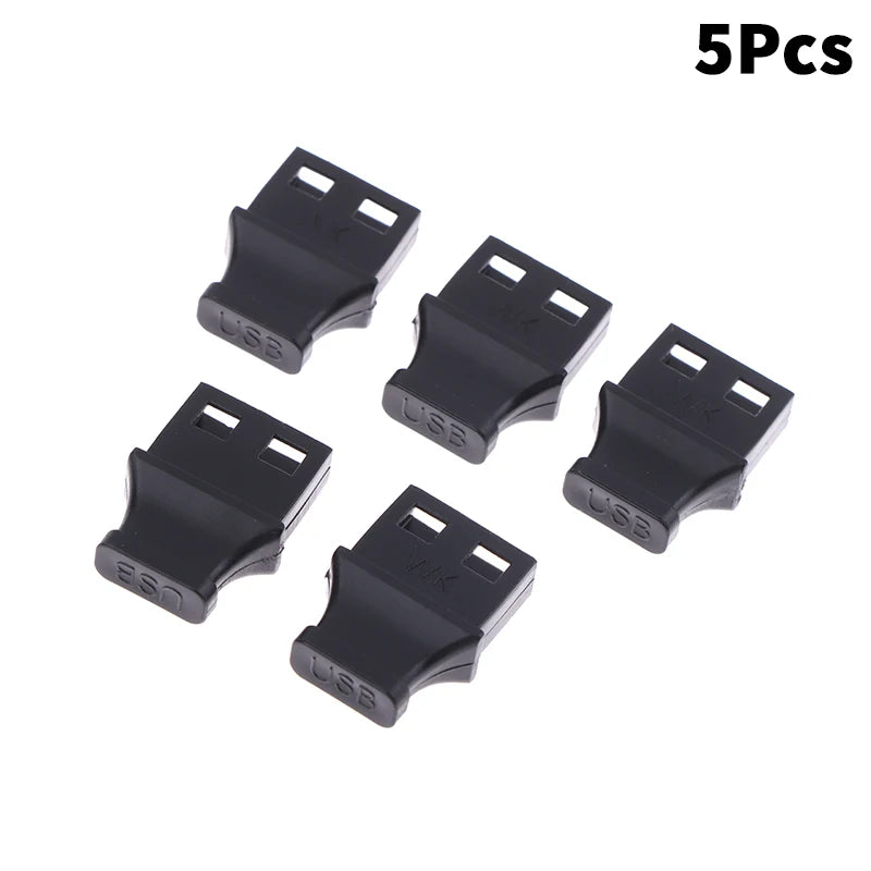 USB Type-A Dust Plugs 5/10 Pack – Port Covers with Handle USB Port Dust Plugs Axl 5Pcs