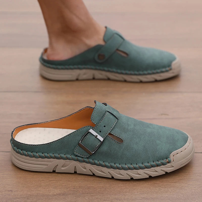Women's Closed-Toe Anti-Slip Flat Slippers – Indoor & Outdoor Flat Slippers Axl