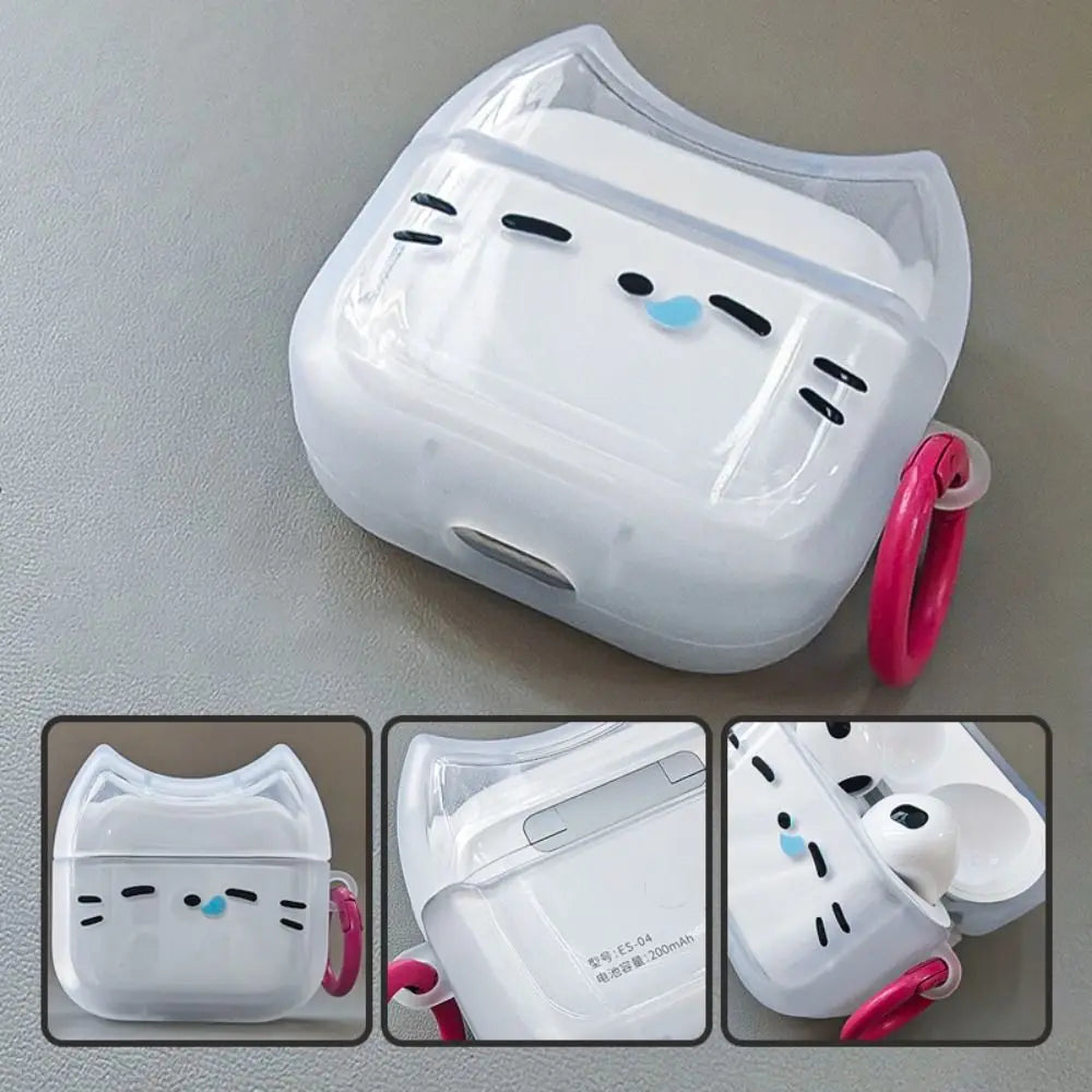 Sleepy Cat AirPods Case – Shockproof TPU Cover | All Models AirPods Case Axl