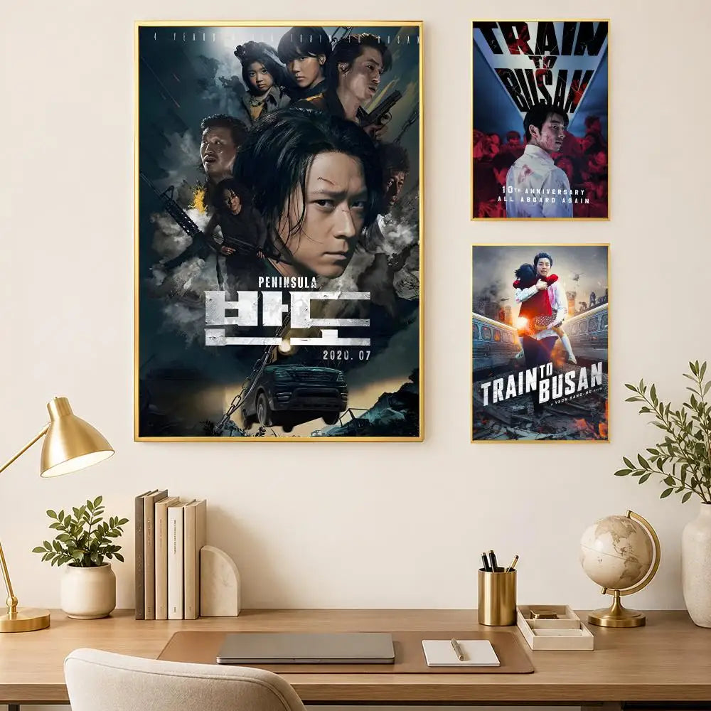 Train to Busan HD PVC Wall Poster – Self-Stick Waterproof Art Wall Art Poster Axl