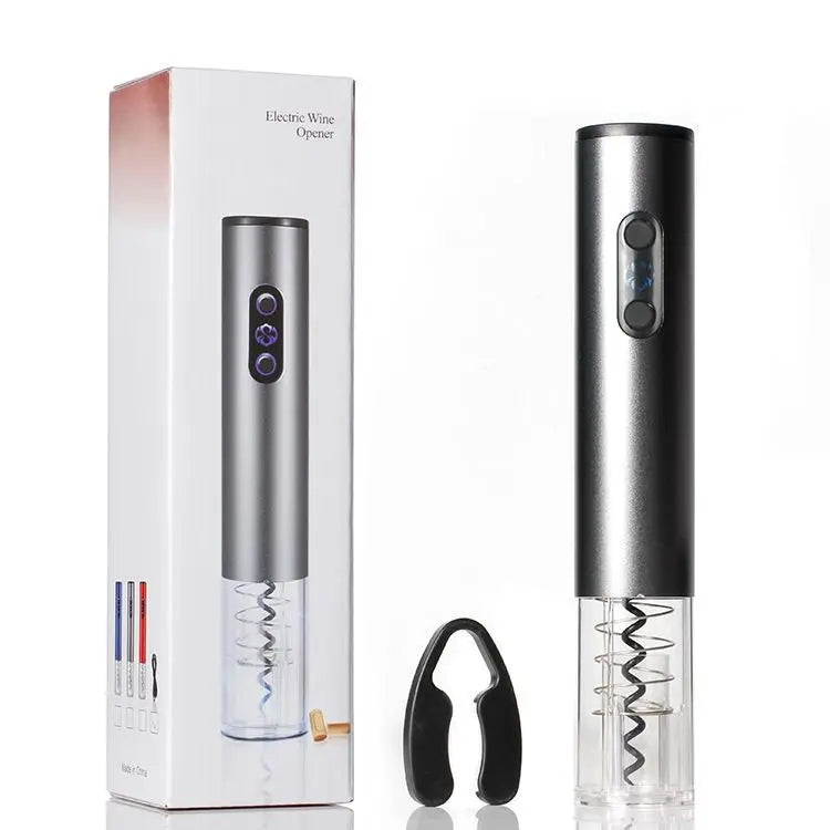 BALASHOV Electric Wine Opener & Foil Cutter | Automatic Electric Wine Opener Axl Battery Black