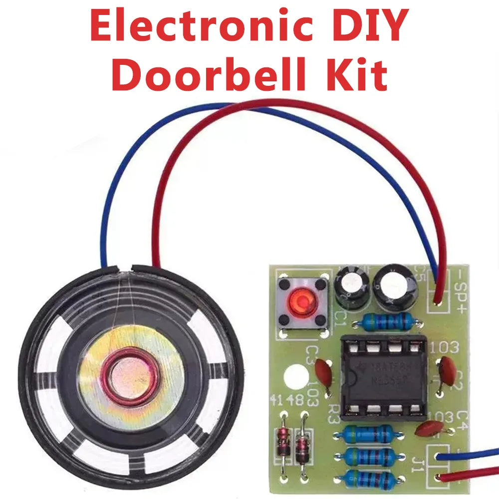 NE555 Doorbell DIY Kit – Dual Tone PCB Soldering Practice DIY Electronics Kit Axl Default Title